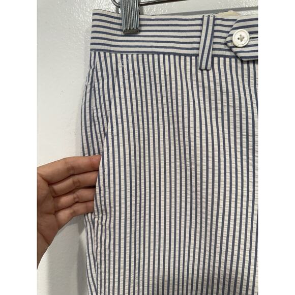 Brooks Brothers Seersucker Pants Men’s Size 30 X 25 Lightweight Striped ALTERED - Picture 4 of 11